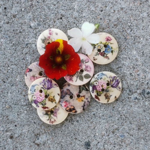 Knapp blommor