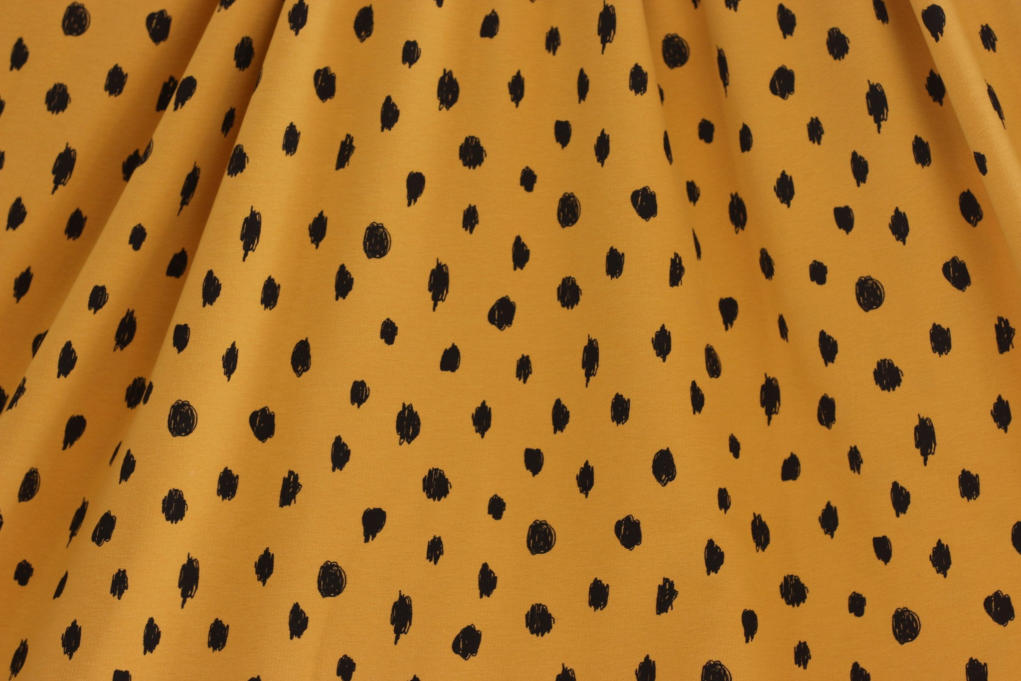 Soft Sweat Mustard Dots