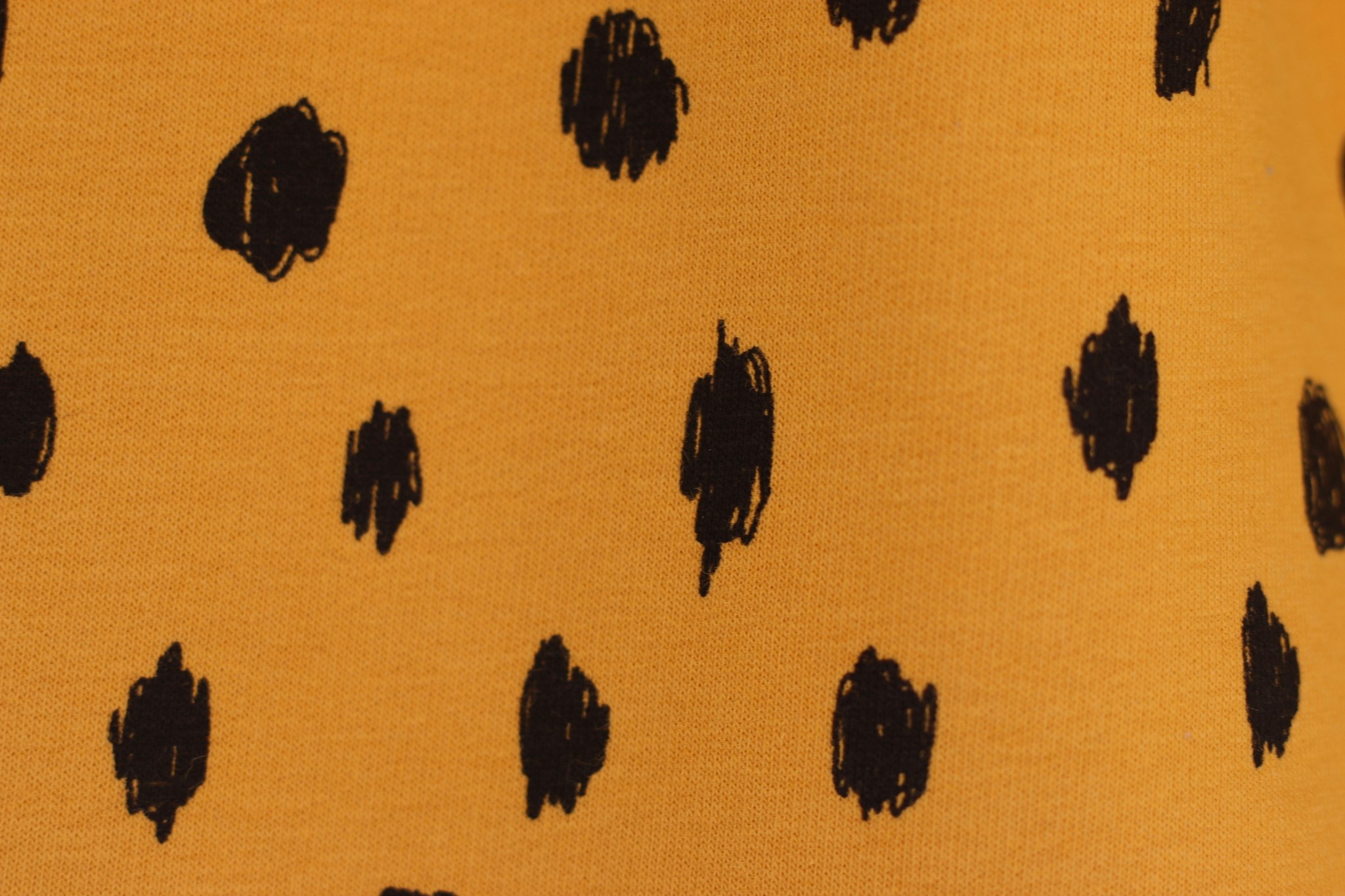 Soft Sweat Mustard Dots