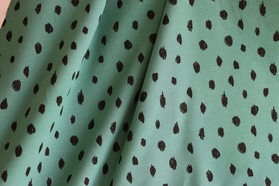 Soft Sweat Green Dots
