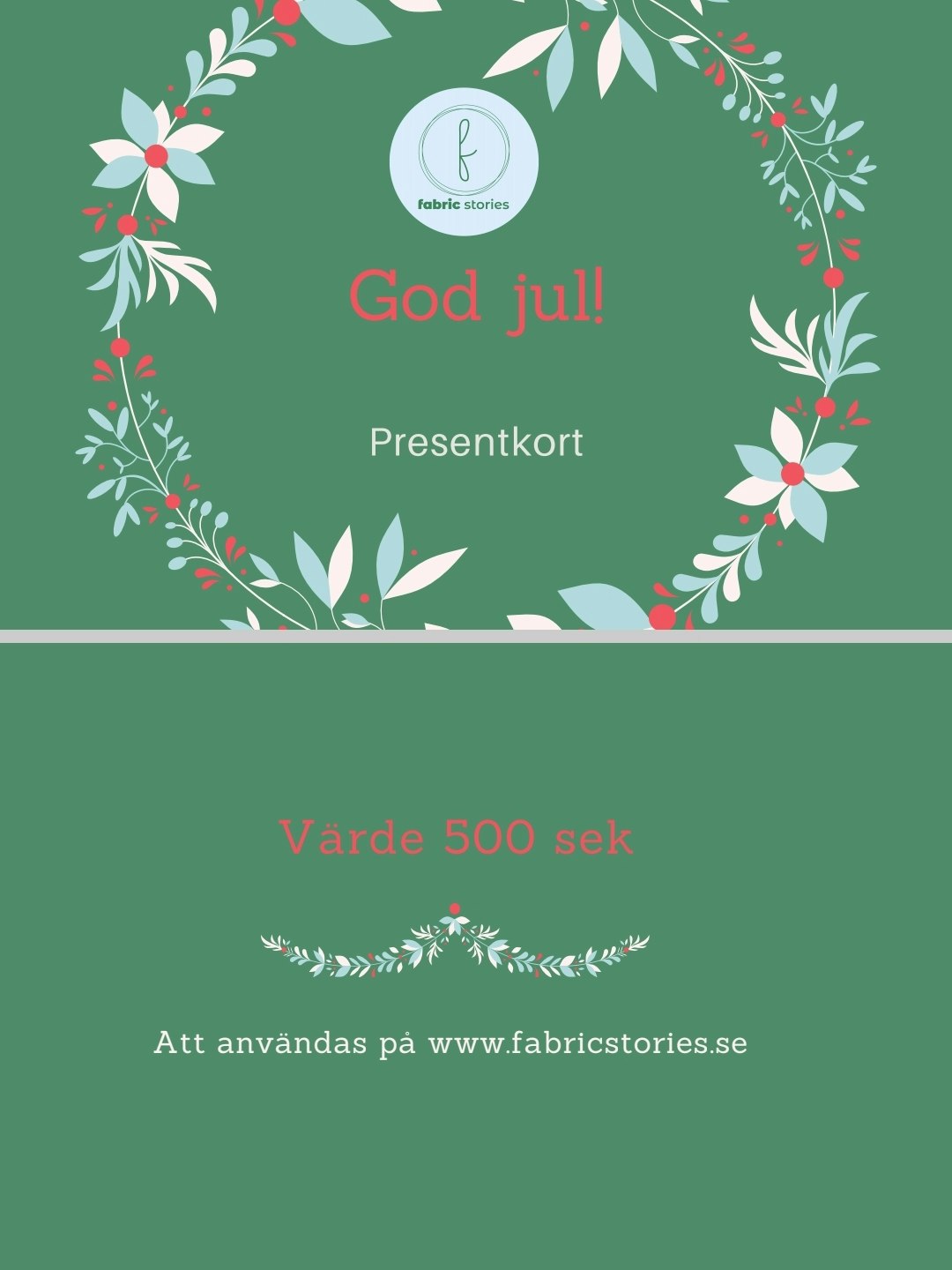 Presentkort Jul