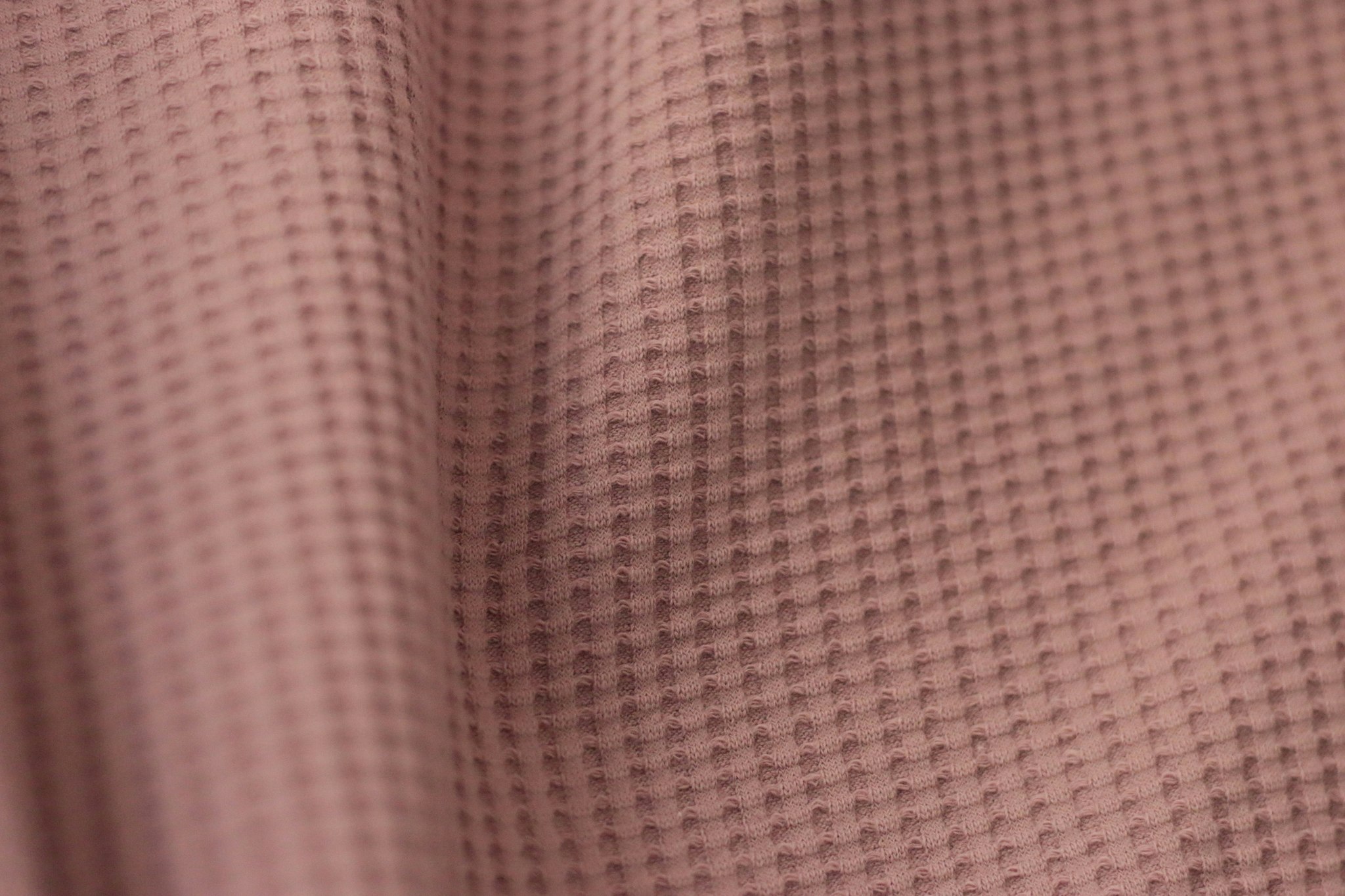 Våffeljersey Washed Pink