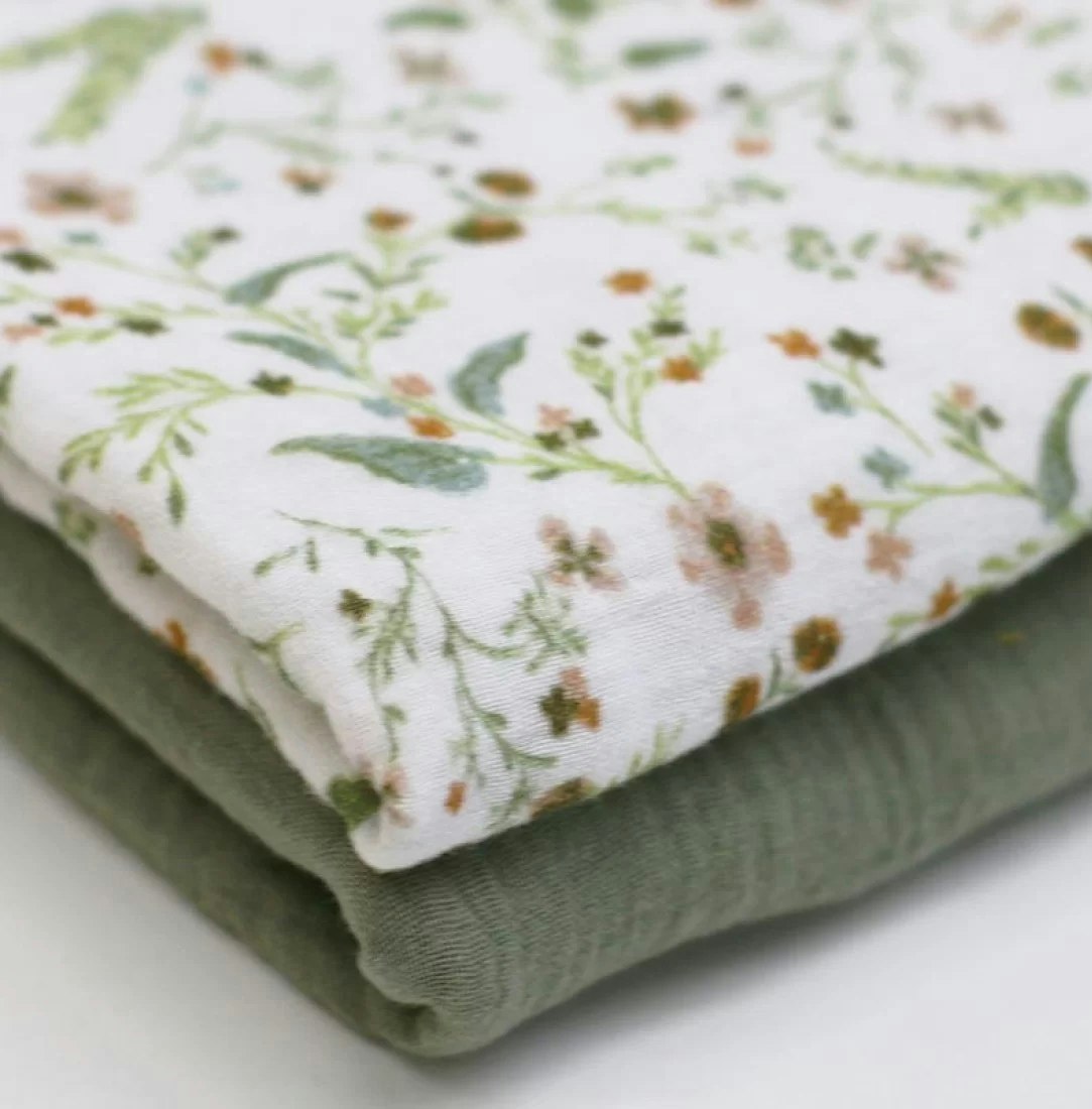 Mönstrad Muslin Millefleurs