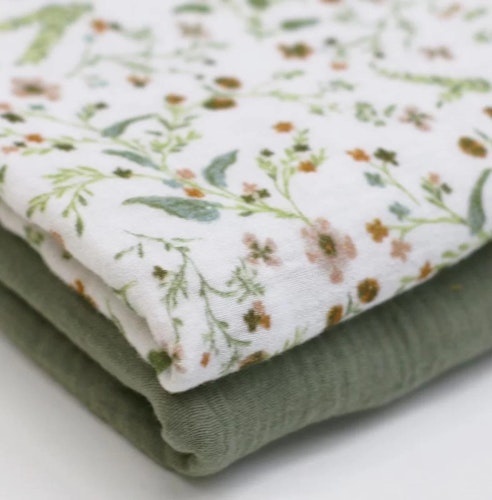 Mönstrad Muslin Millefleurs