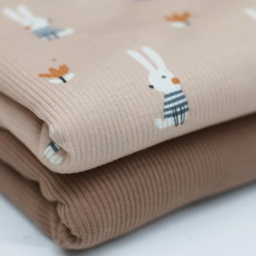 Rib Knit Jersey bunnies