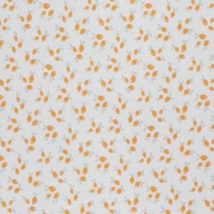 Rib Knit Jersey Lemons
