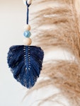 Boho babygym blue feather