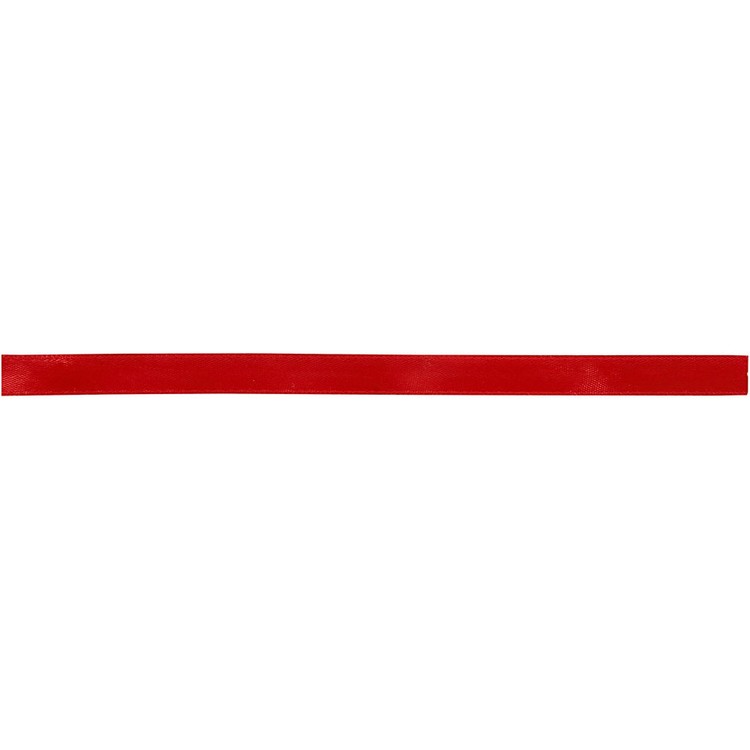 Satinband röd 10mm 10m