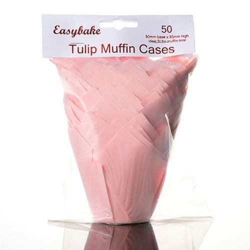 Muffinsformar Tulip Ljusrosa