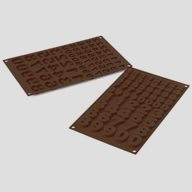Chokladform i Silikon Siffror