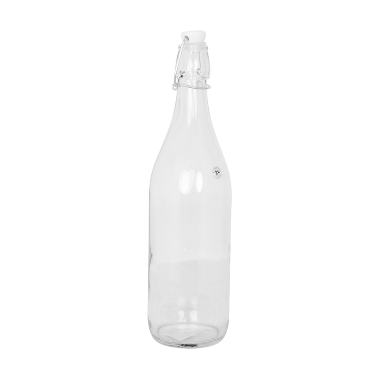 Paketerbjudande Glasflaskor med Patentkork 1L 6st