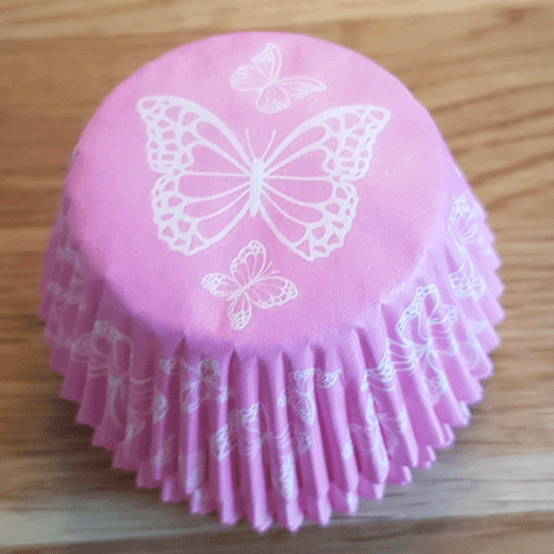 Muffinsformar Fjärilar Rosa