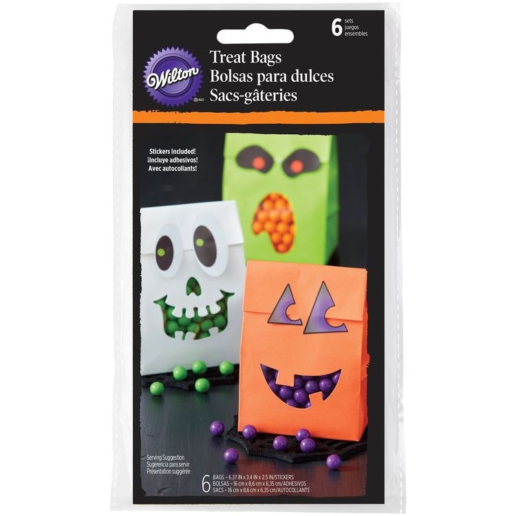 Godispåsar Halloween med Stickers 6-pack