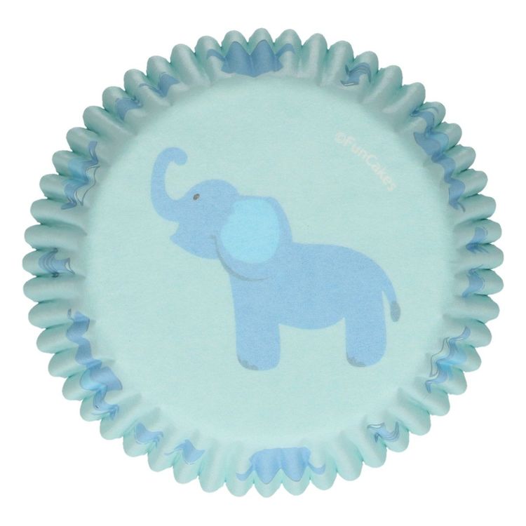 Muffinsformar Baby Elefant Blå
