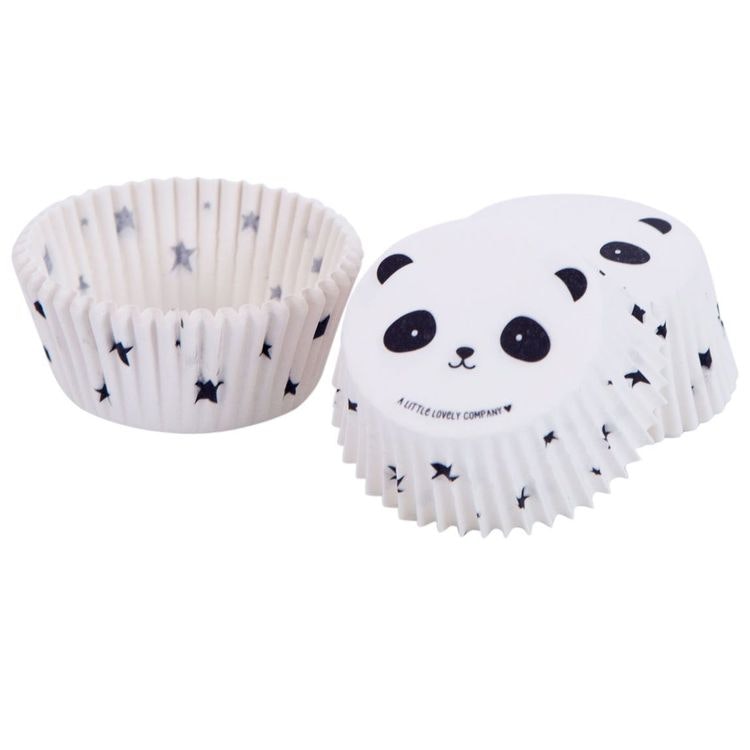 Muffinsformar Panda Vit