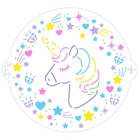 Schablon Unicorn 25 cm