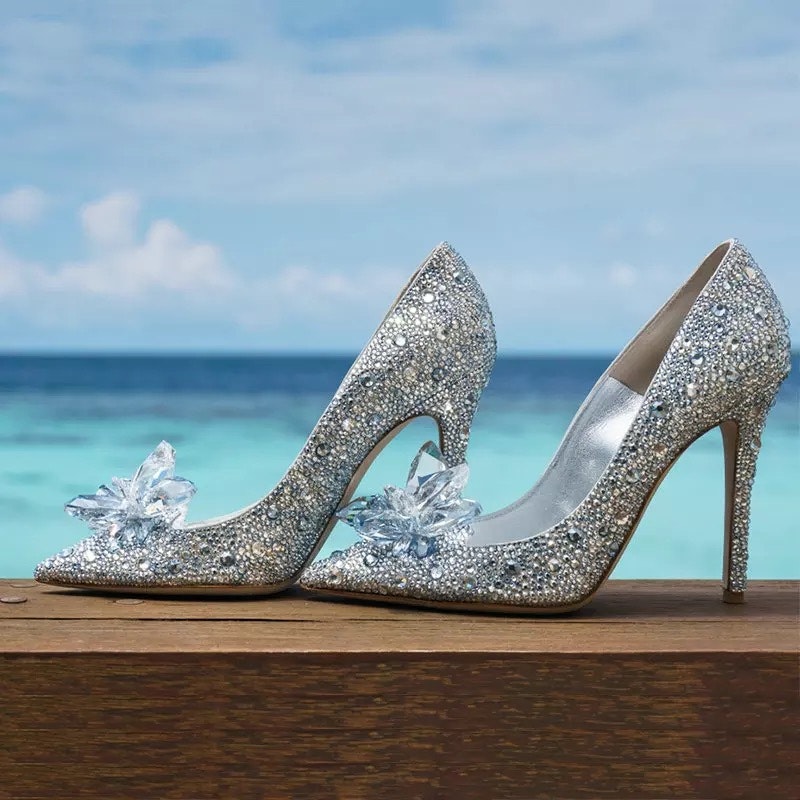 Cinderella heels- silver