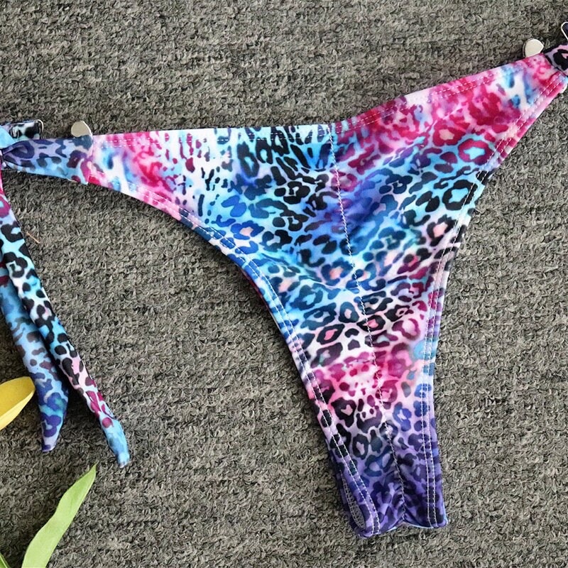 Victoria bikini- mixed purple/rhinestones