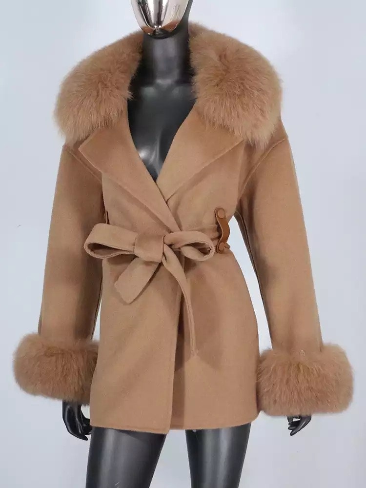 Priscilla coat- brown