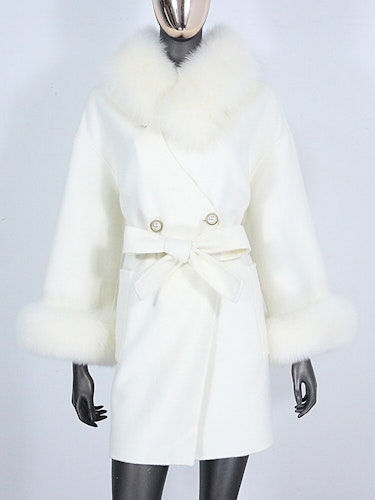 Johanna coat- white