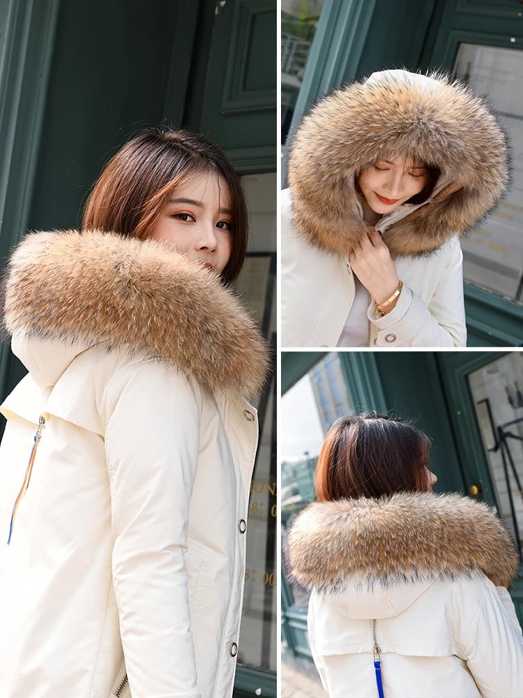 Fur collar- natural