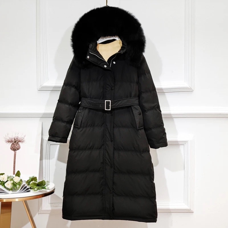 Mika down coat- black