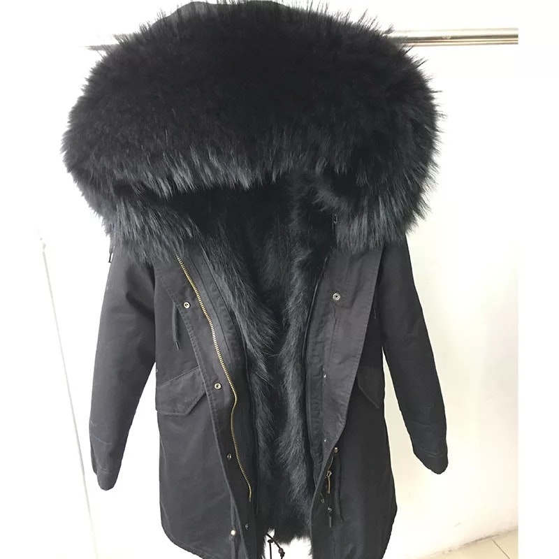 Theo fur coat- all black