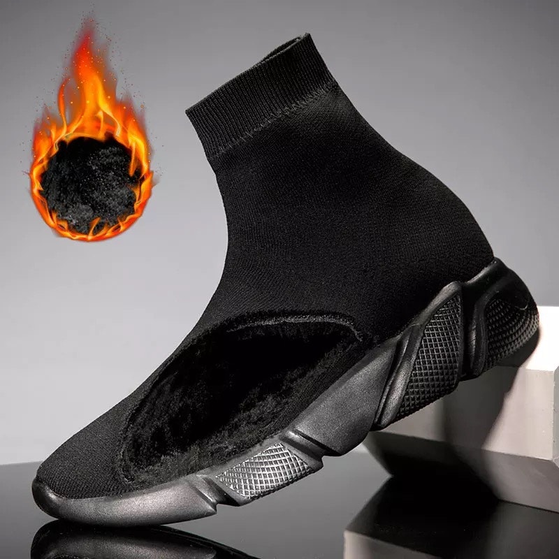 Lara sock trainers- black hot version