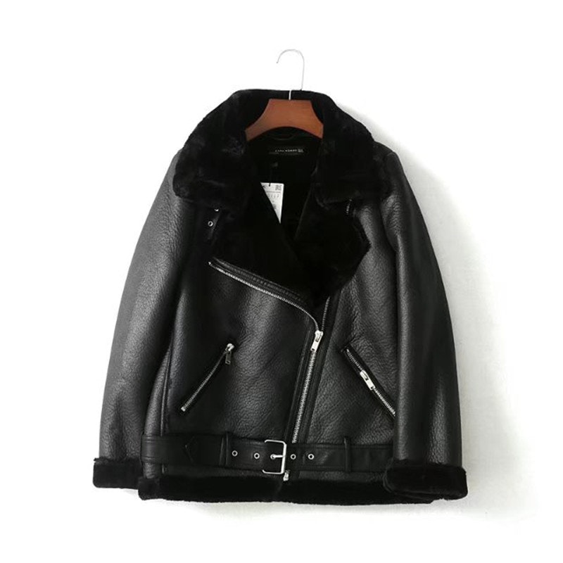 Katie PU leather jacket