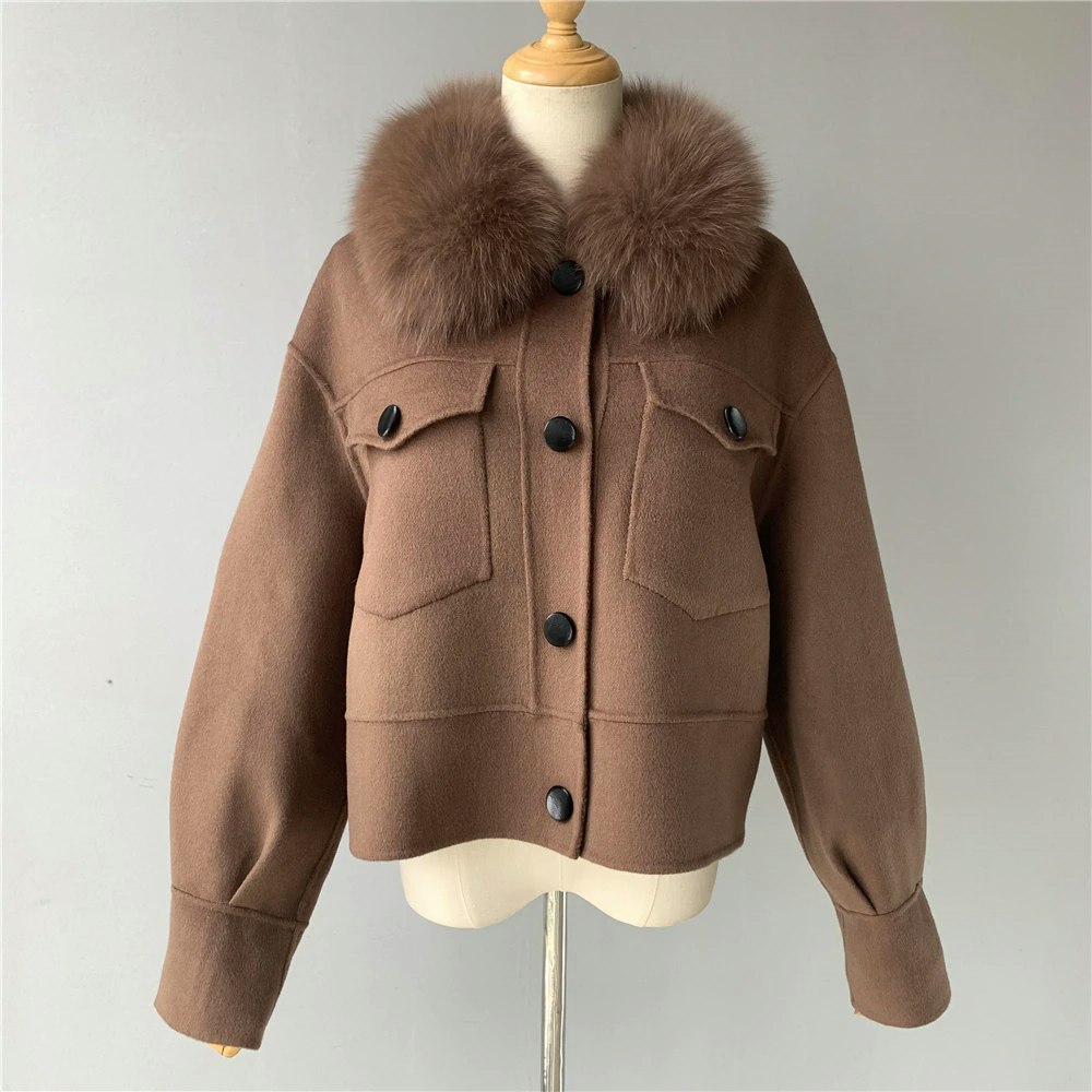 Lisa wool jacket- brown