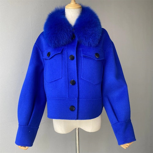 Lisa wool jacket- blue