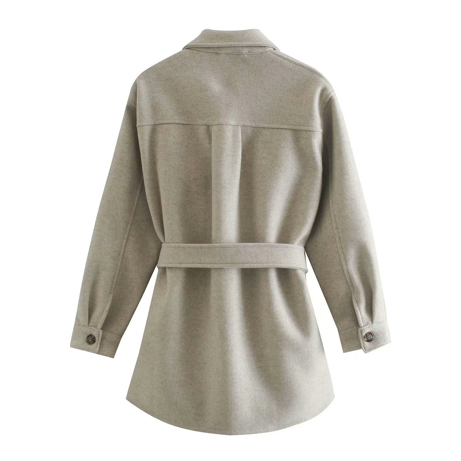 Sara wool coat- khaki