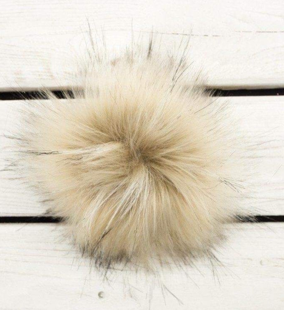 Pompom pom pom svart beige