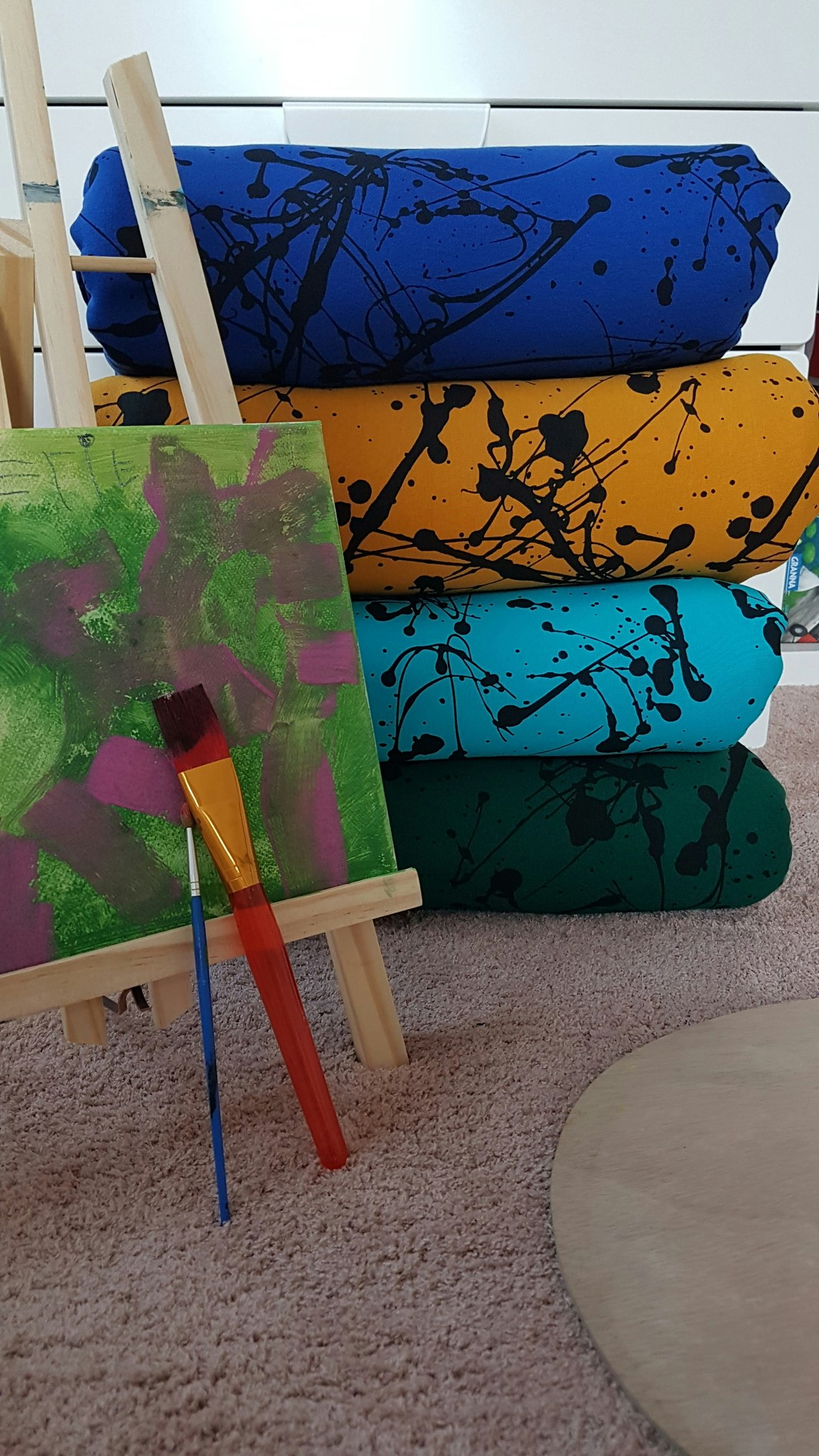 Picasso Fläckar Grön College