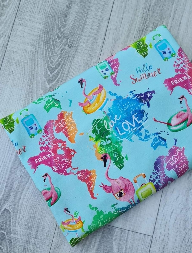 Karta Flamingo Sommar Single Jersey