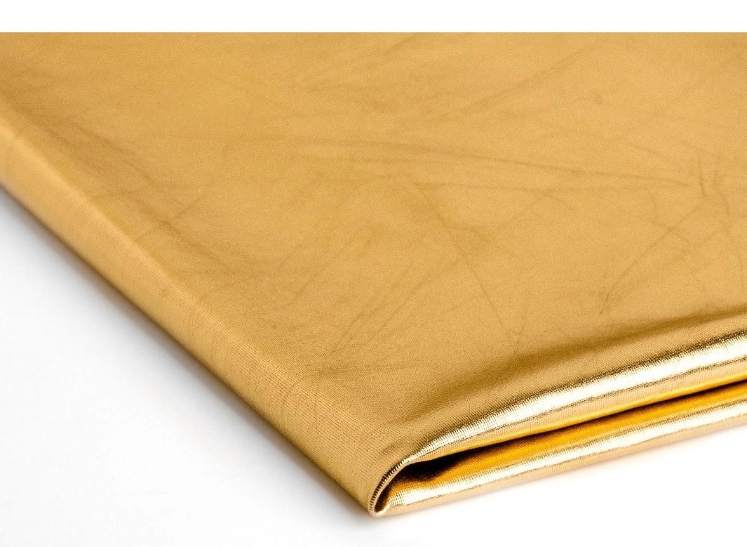 Metallic Lycra Lamé Guld