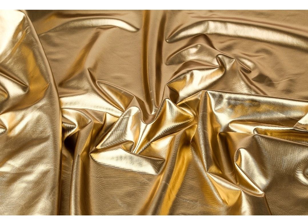 Metallic Lycra Lamé Guld