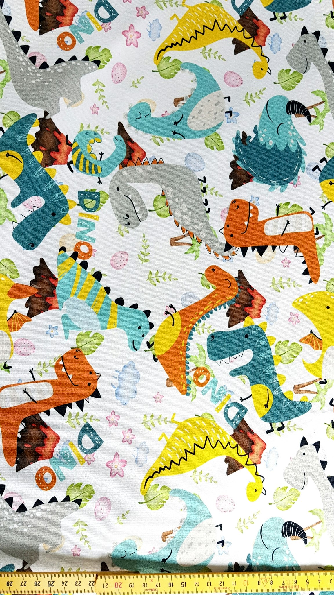 Glada Dinosaurie College French Terry