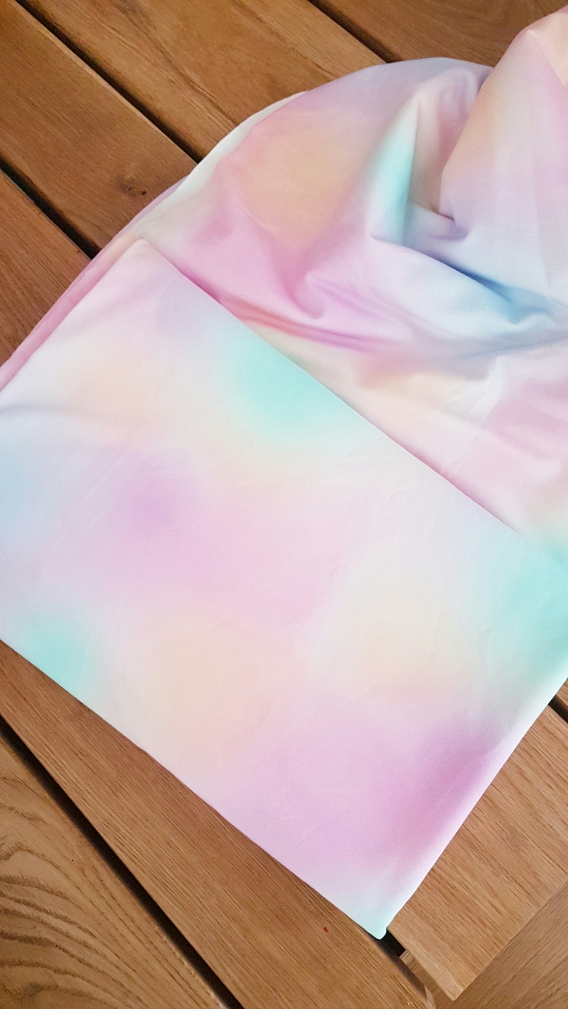 Sommar Pastell Färglad Ombre College