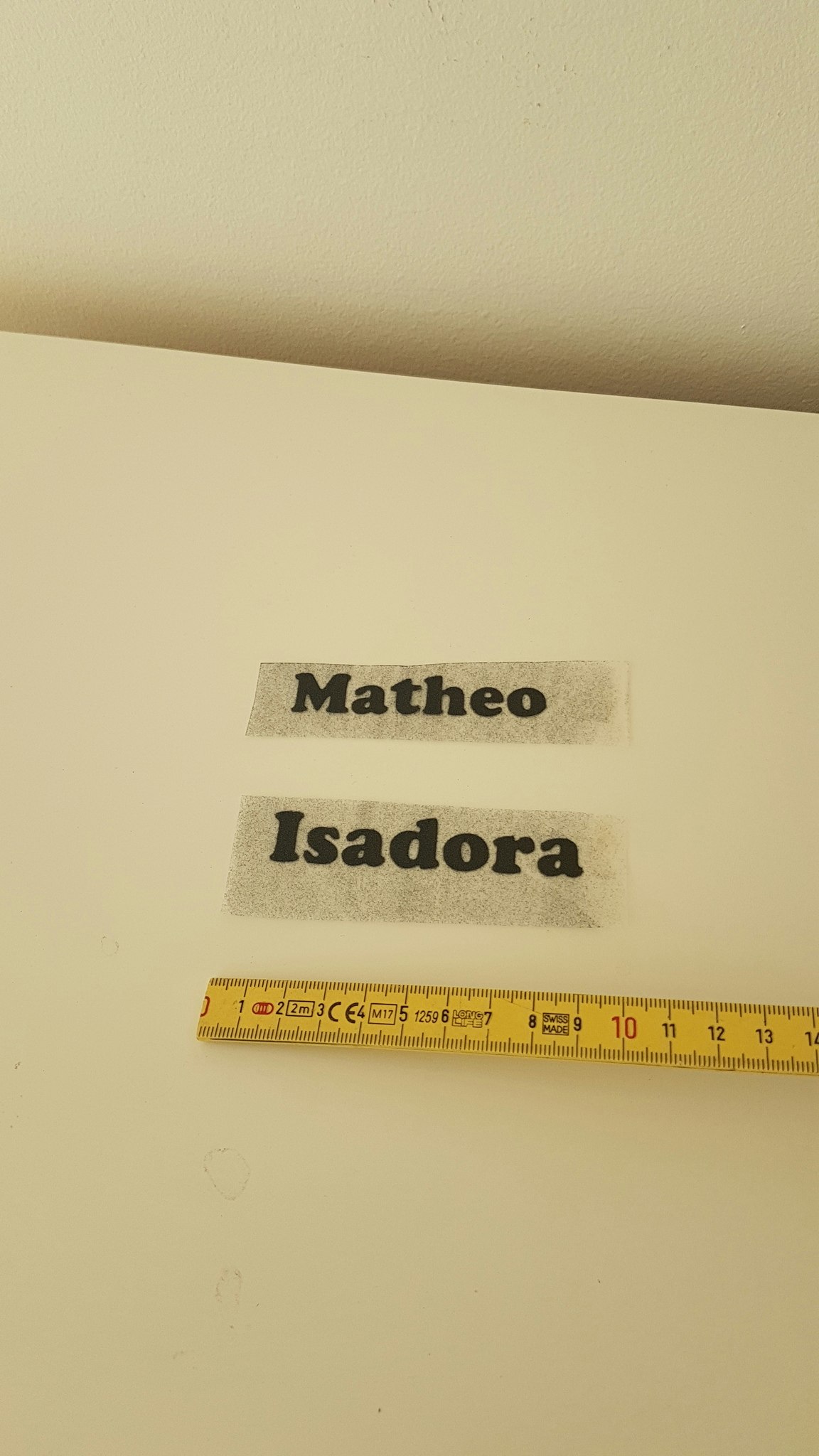 Din egen text 3 x 10cm
