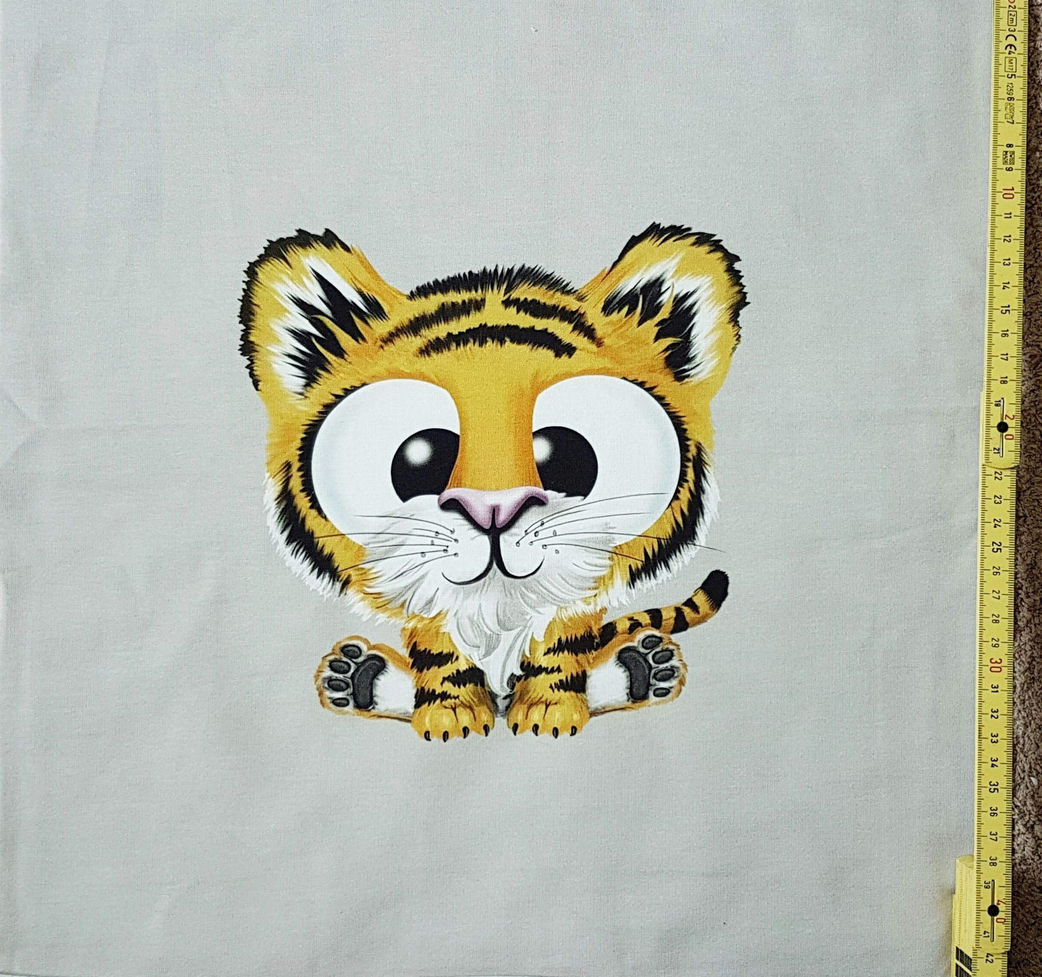 Tiger Panel French terry College