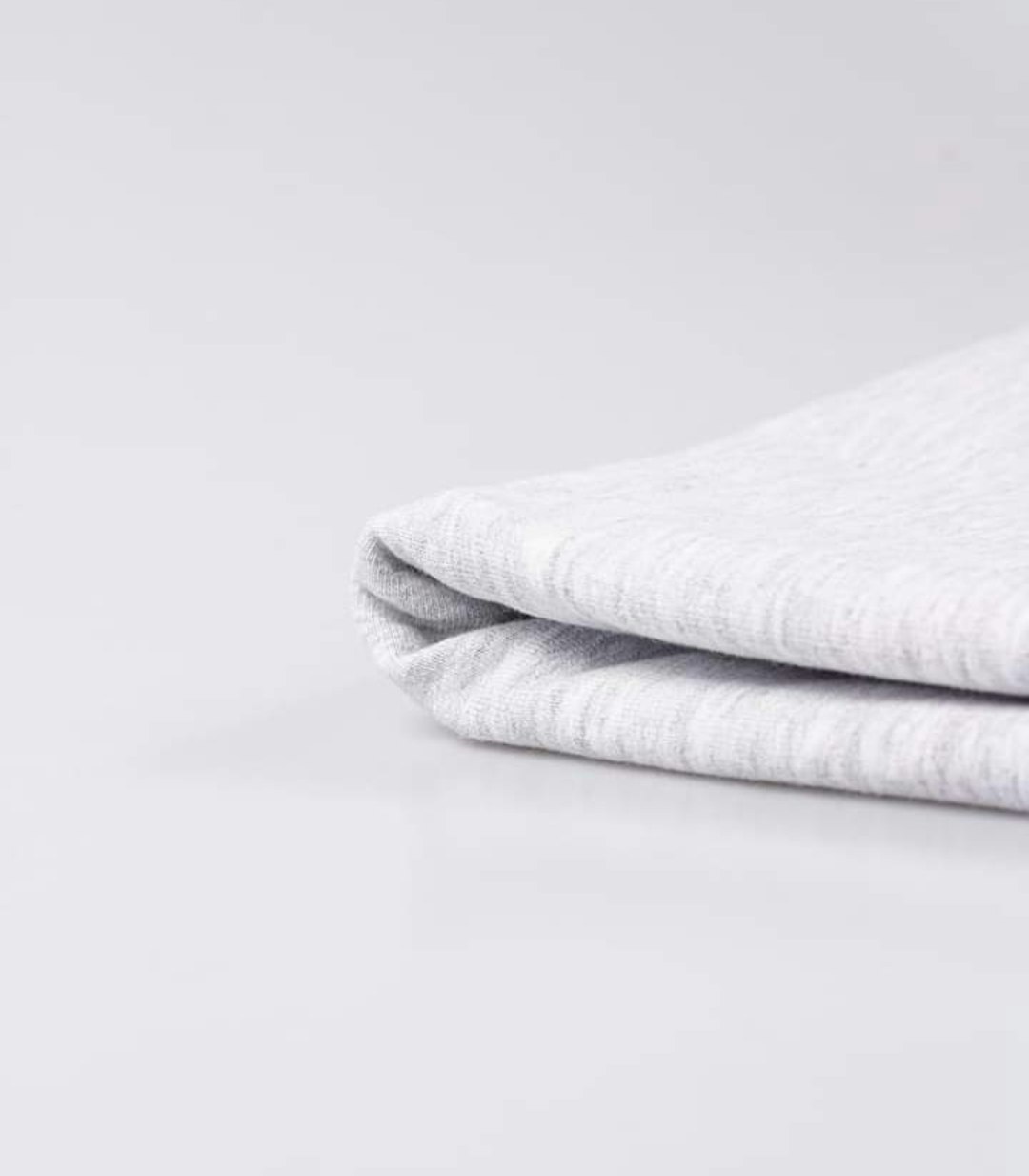 Grå Melange  French Terry  OUTLET