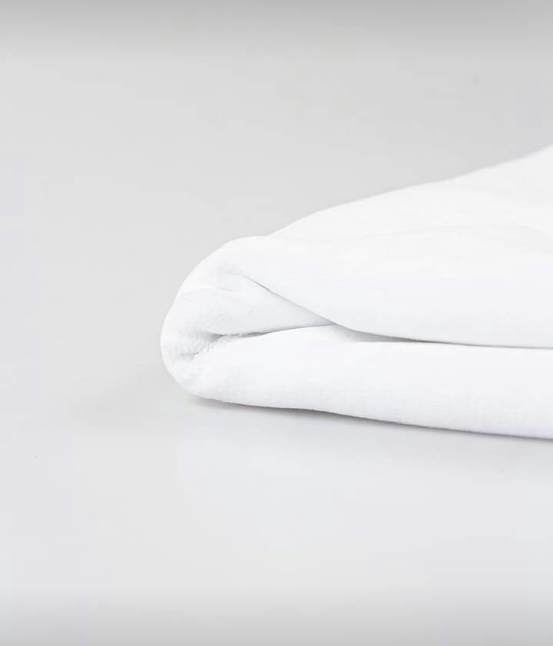 Vit Velour Bomull 43cm