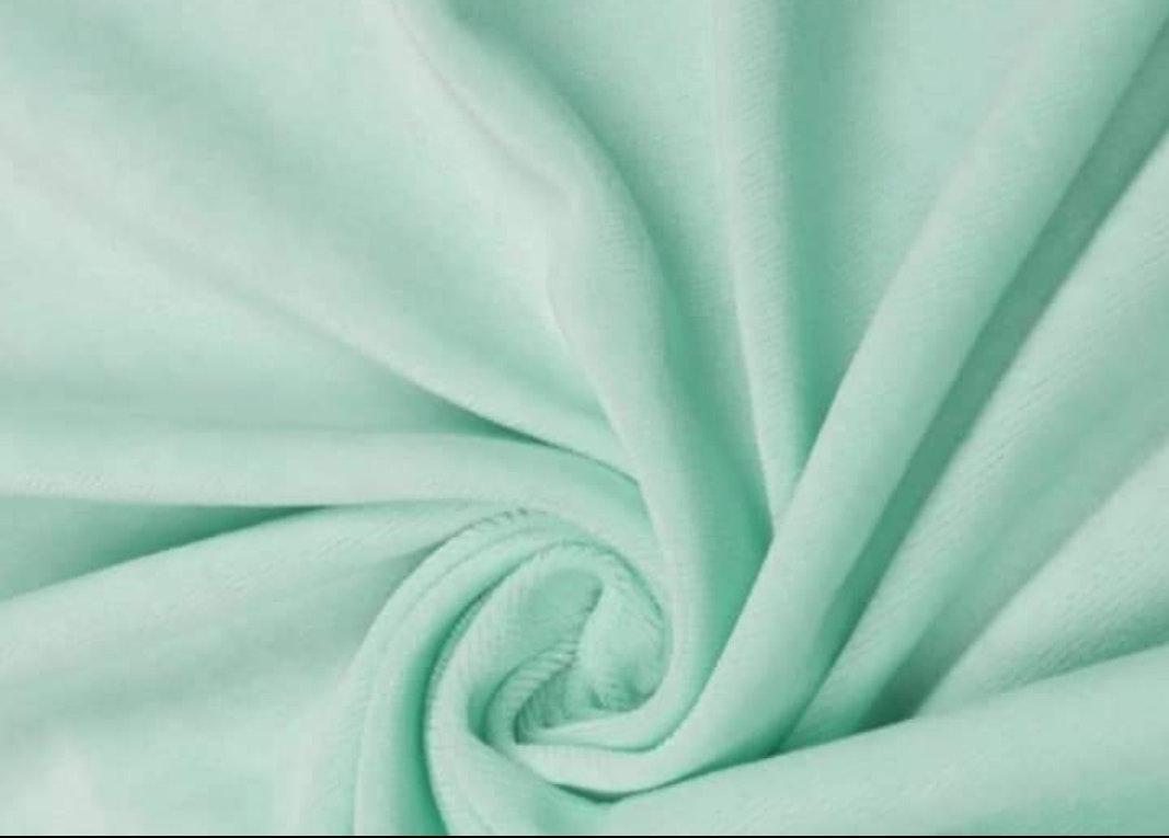 32cm Grön Mint Velour Bomull
