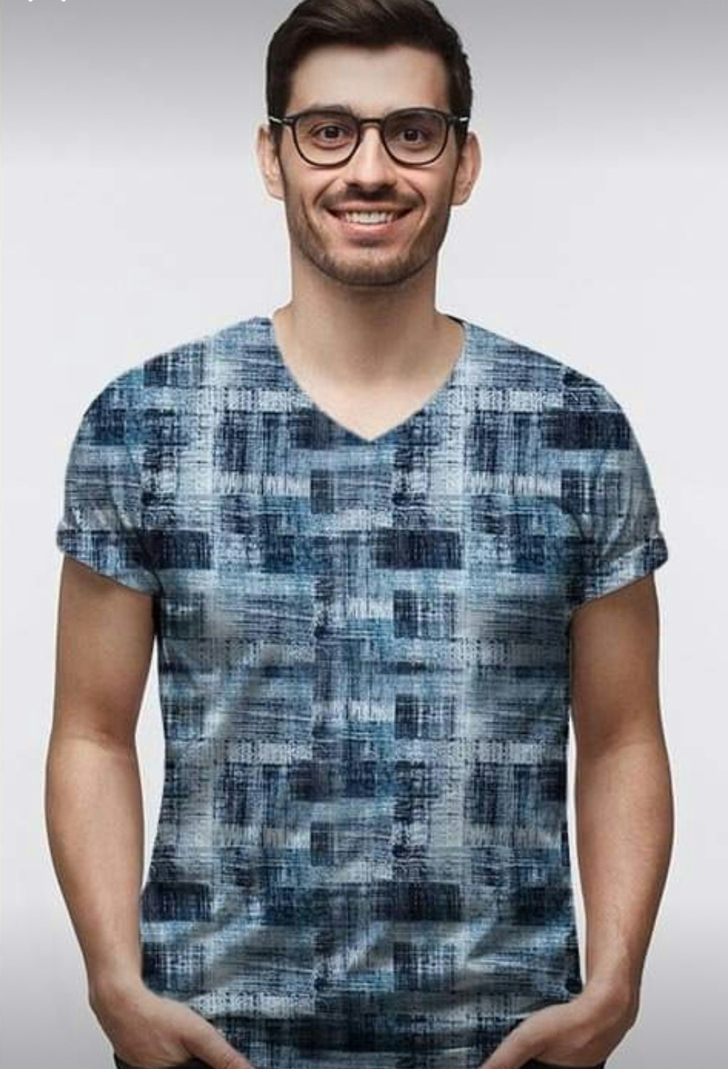 Mosaik Jeans 140cm Single Jersey Viscose OUTLET