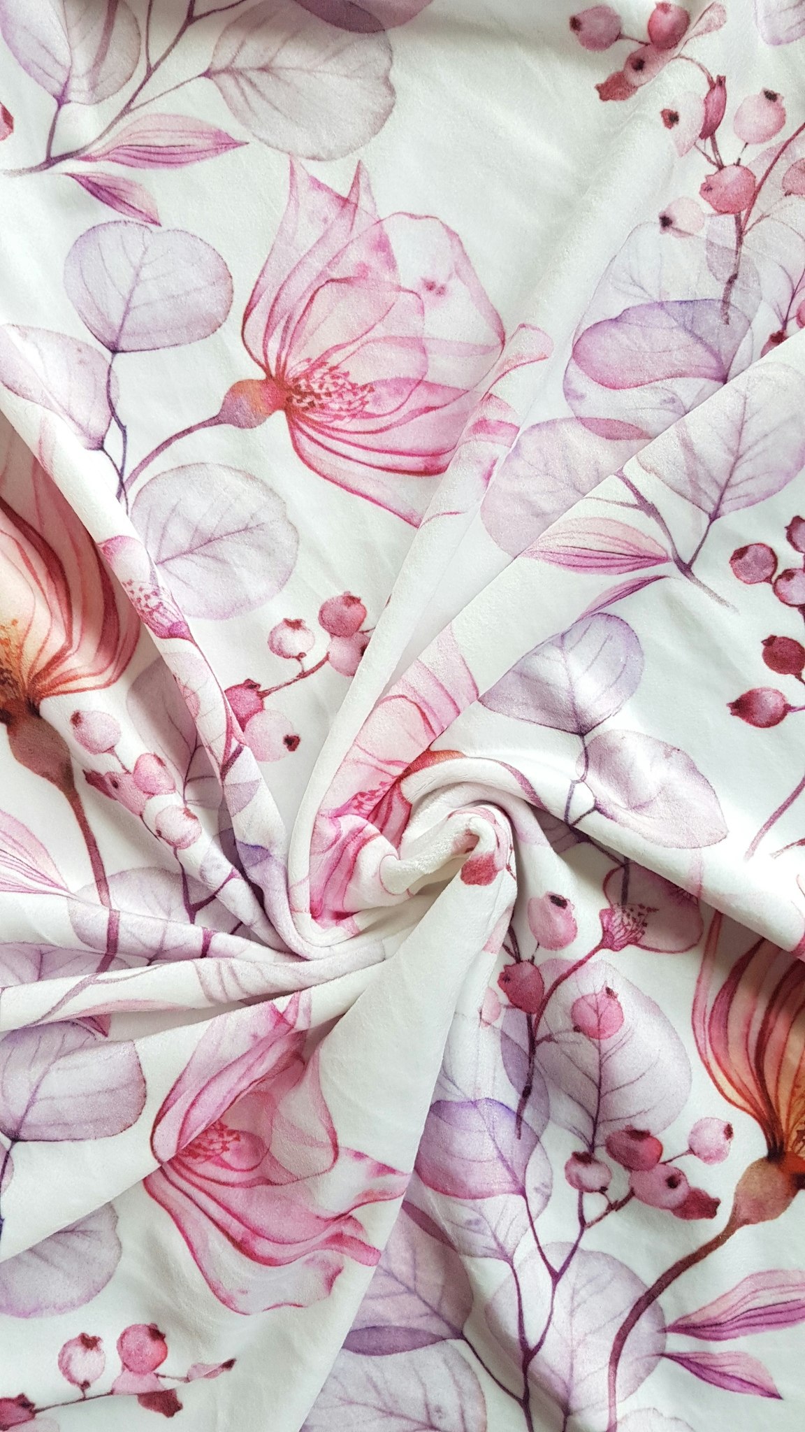 Blommor Velour Supersoft