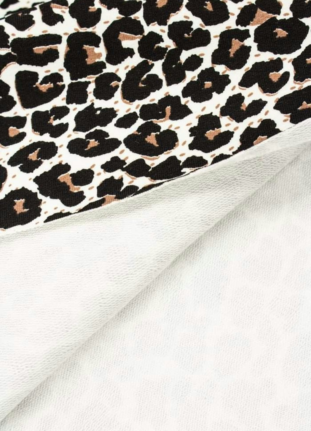 Leopard French Terry  OUTLET 68cm
