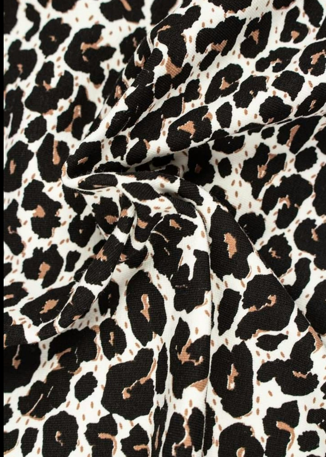 Leopard French Terry  OUTLET 68cm