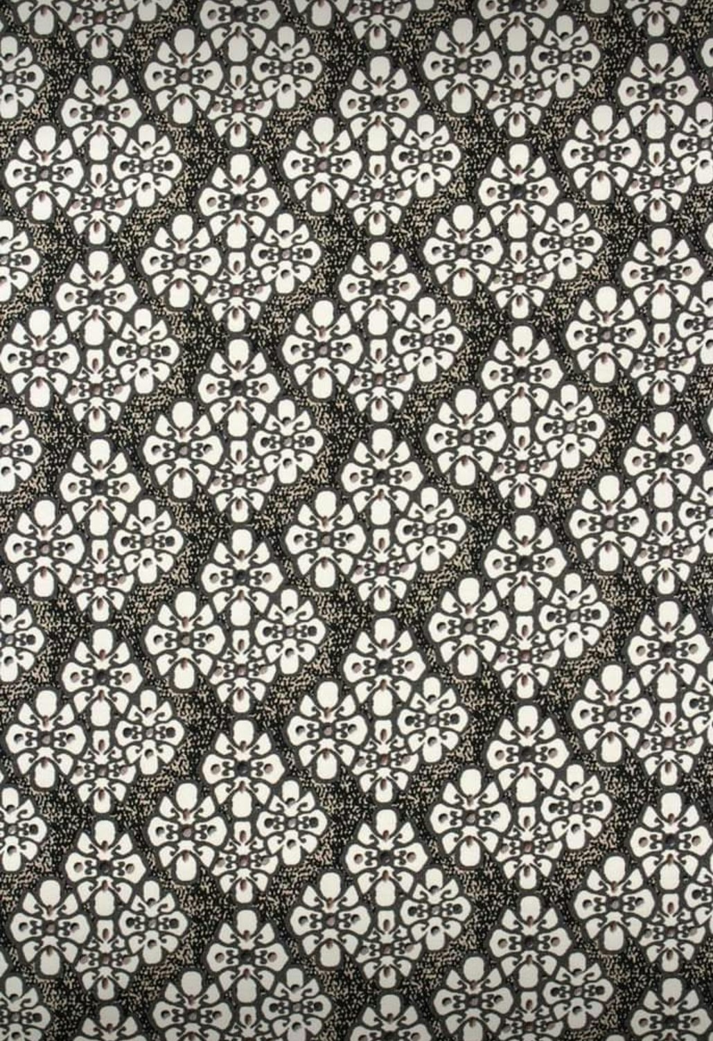 Vita Blommor  Jersey Viscose OUTLET