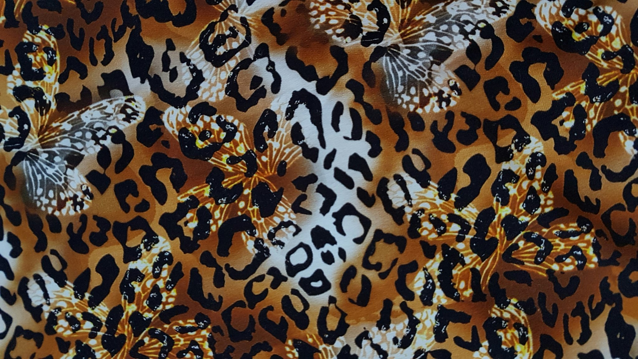 Tyg leopard fjäril leo jogging